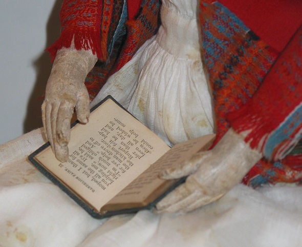 Izannah Walker doll in the special exhibit:  